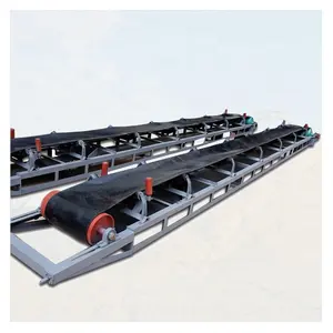 Factory Supply Agriculture 20m Belt Conveyor Feeder With Hopper