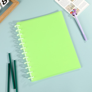 Tổ chức chất kết dính lá lỏng lẻo: Tập tin rõ ràng + người giữ tài liệu, với thiết kế chất kết dính vòng thuận tiện - Product Image 2