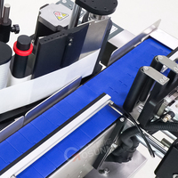 Machine d'étiquetage de bouteilles rondes et de boîtes alimentaires à bas prix et haute vitesse, imprimante d'étiquettes, machine à colle chaude pour étiquetage de boîtes alimentaires et de conteneurs