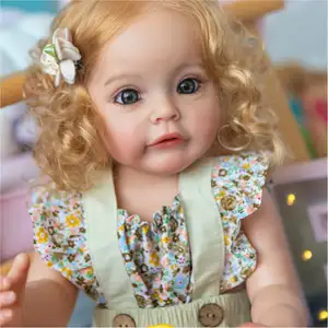 Silicone Baby Doll bonecas infantil Child Realistic Cheap Reborn Doll Kit Surprise Nesting Real Lol Black Fashion Realistic Doll