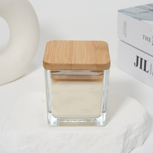 Velas en Frascos Pequeños con Tapa de Madera, Cera de Soya Natural, Caja de Regalo Personalizada, Vela Aromática de Combustión Limpia - Product Image 1