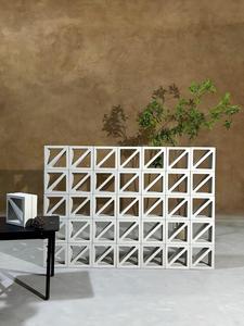 Carreaux muraux à la mode Panneau décoratif mural 3D Brique creuse en ciment simulé de haute qualité - Product Image 6