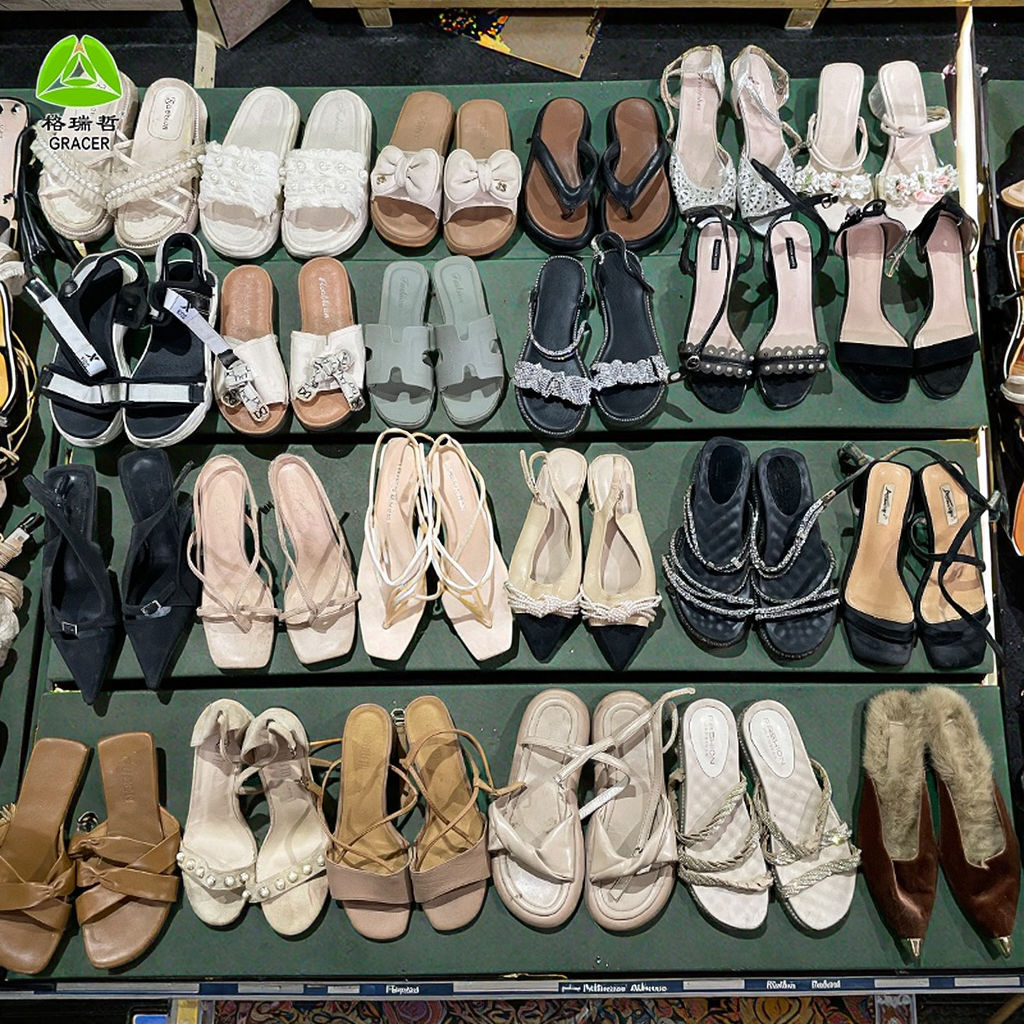 Best Selling Second Hand Sandals High Quality A Grade Used Shoes