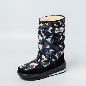 Bottes <span class=keywords><strong>de</strong></span> neige imperméables avec impression, chaussures unisexes d'extérieur chaudes pour l'hiver et la <span class=keywords><strong>pluie</strong></span>, vente en gros - Product Image 2