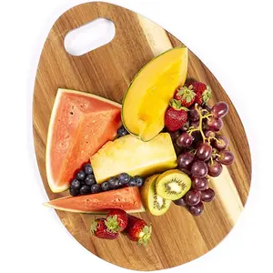 Large high quality multifunction solid natural cutting board wood acacia