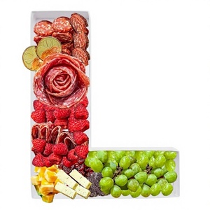 ZIJRXQ Caja Decorativa Rellenable de Cartón de 12 Pulgadas para Alimentos y Charcutería (L) - Product Image 1