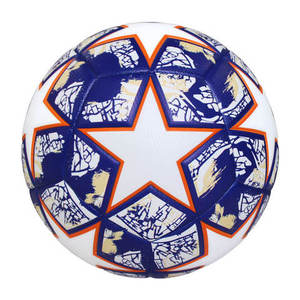 Meilleure qualité Marque personnalisée Taille 4 Ballon de football léger en PVC Cousu à la machine Collé thermique - Product Image 2