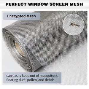 Rete in alluminio per <span class=keywords><strong>zanzariera</strong></span> <span class=keywords><strong>a</strong></span> rullo di ricambio per porte scorrevoli, protezione antizanzare per patio, portico, balcone, casa, fai da te - Product Image 6