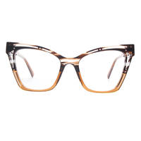 Visualmate vente en gros de lunettes de haute qualité montures oeil de chat classique élégant femmes acétate cadre lunettes mode lunettes