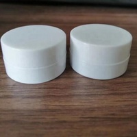Pot en plastique PP bleu transparent givré blanc de 12,5 g 15 g 20 g 30 g pour crème pour les yeux cosmétique avec couvercle à vis