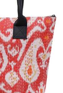 Exclusive Cotton Vintage Handmade Kantha Vintage Embroidered Patchwork Artificial Leather Shoulder <b>Bags</b> - Product Image 2