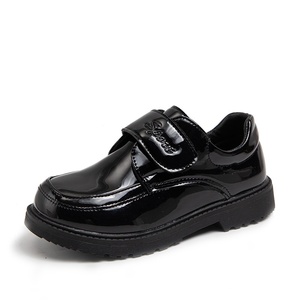 Cheap Pu Leather Boy School Black <strong>Slip</strong> <strong>on</strong> Walking Platform Casual Comfortable Children Dress Shoes - Product Image 5