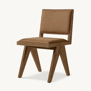 Sassanid OEM emblématique Chandigarh chaise salle à manger américaine Jakob encadrée tissu salle à manger chaise d'appoint - Product Image 2