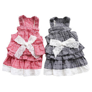 Vestido de algodón para mascotas, <span class=keywords><strong>ropa</strong></span> <span class=keywords><strong>barata</strong></span> de verano para perros pequeños - Product Image 6