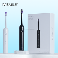 Brosse à dents électrique sonique à faible bruit, à vibrations latérales, nettoyage en profondeur efficace, élimination de la plaque dentaire, brosse à dents électrique oscillante