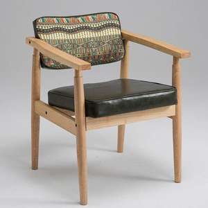 <span class=keywords><strong>Silla</strong></span> de Comedor Tapizada en Cuero Contemporáneo, Patas de Madera Duraderas, Diseño Ecológico para Dormitorio, <span class=keywords><strong>Restaurante</strong></span>, Hotel, Balcón - Product Image 6