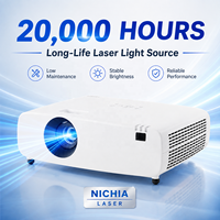 Proyector Láser Comercial de 4500 Lúmenes WXGA con Doble HDMI, LAN y RS232 para Integración de Sistemas