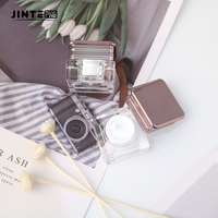 Usine En Gros Mini Carré Double Paroi Pot En Plastique Pour Gel À Ongles Baume À Lèvres Petit Récipient Cosmétique Vide Pot De Crème 3g 5g 10g