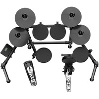 Professional Performance Mute Electronic Drums Portable Folding Percussion Instruments with Silicone Chamber and Drum Heads