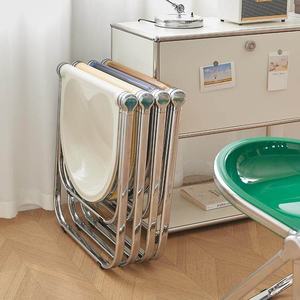 Taburete Plegable de <span class=keywords><strong>Segunda</strong></span> <span class=keywords><strong>Mano</strong></span>, Sencillo, Moderno y Artístico, Mueble para el Hogar, Silla de Comedor, Mesa de Centro Pequeña Creativa para Dormitorio - Product Image 3