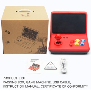 Consolas de videojuegos <span class=keywords><strong>A12</strong></span> de alta calidad, Joystick 3D de pantalla grande de 9 pulgadas compatible con 2 jugadores, muchos emuladores, reproductor de juegos portátil - Product Image 6