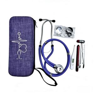 Estetoscopio Médico de Lujo de Doble Cabeza de Aleación de Zinc en Oferta, Kit de Estetoscopio de Cardiología de Doble Tubo Colorido con Certificación CE de Alta Calidad - Product Image 2