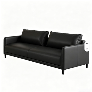Conjunto de Sofá de Recepción para Oficina Pequeña, Moderno y Sencillo, con Mesa de Centro para Reuniones de Negocios - Product Image 3