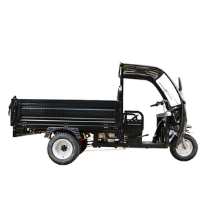 Tricycle électrique de transport lourd 3PLUSCOCO 1500W, 2 <span class=keywords><strong>places</strong></span>, carrosserie ouverte, charge utile 200-300 kg, autonomie 30-50 km, certifié EEC/DOT - Product Image 1