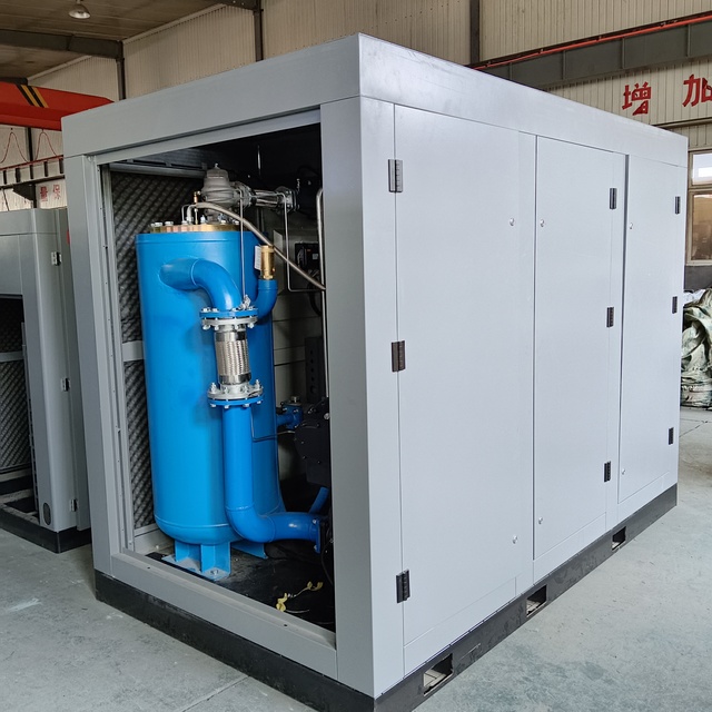 2019 Best Selling High Quality Industrial Screw Air Compressor 380V Oil-less Lubrication Quiet Operation with Pump and Engine