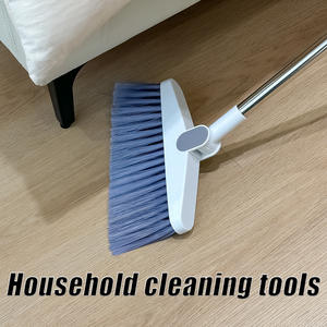 Juego de recogedor de escoba de mano de PP sostenible para uso doméstico, herramienta de limpieza de suelo de cerdas suaves, pala de basura - Product Image 4