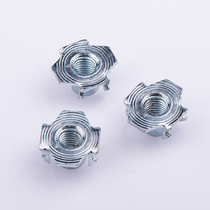 दीन 1624 ग्रेड 4.8 मीट्रिक आकार गैल्वेनाइज्ड कार्बन स्टील लकड़ी सम्मिलित फर्नीचर चार पंजे 4 आयामी टी नट्स - Product Image 3