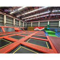 Équipement de trampoline d'intérieur pour parc d'attractions commercial, aire de jeux d'aventure pour enfants