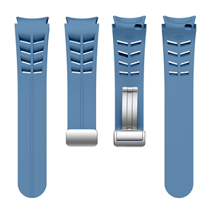 Eraysun rapido adattamento morbido cinturino magnetico in Silicone per Samsung <span class=keywords><strong>Galaxy</strong></span> Watch 6 classico 47mm 43mm 6/5/4 senza spazi vuoti braccialetto sportivo - Product Image 6