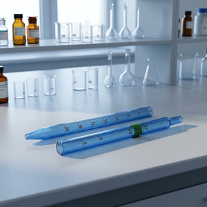 Pipettes sérologiques graduées monocanal BIOLAB, classe B, type 3, verre BORO 3.3 - Product Image 1