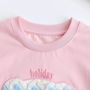 T-shirt Estiva per Bambine con Orso 3D, 100% Cotone, Senza Tasse USA, Moda Dolce e Trendy - Product Image 6