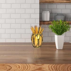 ที่วางปากกาเหล็กดัดทำมือระดับพรีเมียม สีทองน้ำตาล งานวินเทจ สำหรับจัดระเบียบโต๊ะทำงาน สำนักงาน บ้าน ห้องนั่งเล่น เหมาะสำหรับเป็นของขวัญในเทศกาลดีวาลี - Product Image 3