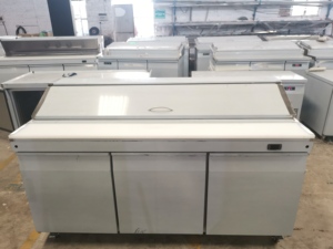 Thương mại salad bàn làm việc Tủ đông salad Bar hiển thị tủ lạnh 0.7m 1.2m 1.5m 1.8m làm mát bằng không khí tủ lạnh undercounter - Product Image 4