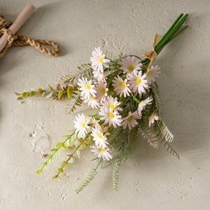 Bouquet de fleurs artificielles Asakusa Hoshine en tissu tissé plastique, décoration intérieure, accessoires de mariage CF02092 - Product Image 3