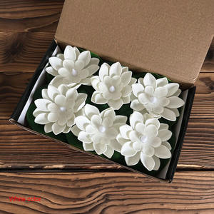 Lanterne di loto a Led di alta qualità piccole lanterne galleggianti con sensore di loto - Product Image 6