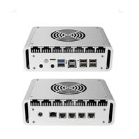 BKHD ODM VPN G30W G31F Quad Core Fansless Avec Ventilateurs Routeur Souple Celeron J6412 4x2.5G Lan Firewall HDMI Mikrotik Pfsense Server
