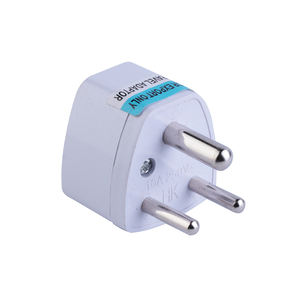 Adaptador de Corriente de Enchufe <span class=keywords><strong>a</strong></span> Enchufe Pequeño para Sudáfrica/<span class=keywords><strong>India</strong></span>/<span class=keywords><strong>Nepal</strong></span>, 250V 10A - Product Image 2