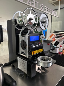 Rouleau de film de scellage automatique électrique personnalisé en plastique PP PET pour tasse à lait Boba Tea pour machine de scellage pour restaurant - Product Image 1