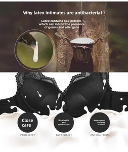 Thu thập đồ lót của phụ nữ Gothic ngực nhỏ lớn phong cách mới nửa cốc ngực chống chảy xệ ren Bộ áo ngực tinh khiết gợi cảm - Product Image 4