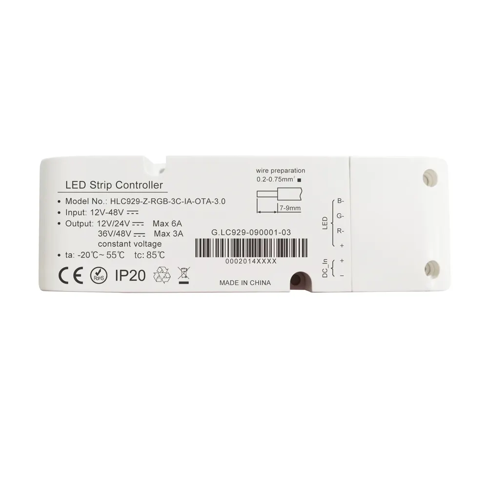 Zigbee 2.4G Strip Controller Dc 12-48V Zigbee <span class=keywords><strong>Rgb</strong></span> Led Controller Wifi Smart Home Systeem