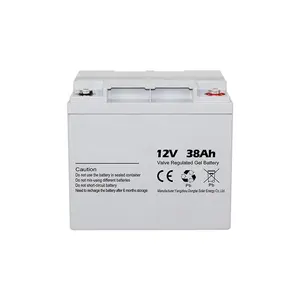 แบตเตอรี่ตะกั่วกรดแบบ38Ah 12V แบตเตอรี่ตะกั่วกรดแบบชาร์จไฟได้สำหรับ60Ah 50AH