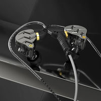 KG01 Casque de jeu filaire intra-auriculaire haute fidélité Casque d'écoute Micro de basse lourde Prise rotative Écouteurs pour l'écoute de la musique