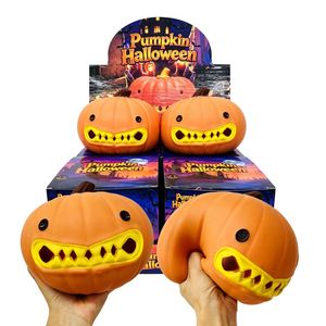 Juguete Blandito de Calabaza Gigante de Halloween, de Subida Lenta, para Alivio del Estrés y Sensorial, a Granel para Trick or Treat, Almacén de EE. UU. - Product Image 1