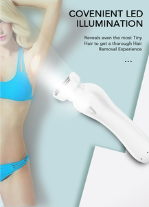 Rasoio Elettrico Senza Fili per Donne, Ricaricabile, Indolore, Trimmer per Zona Bikini, Depilatore Impermeabile per Viso/Ascelle - Product Image 5