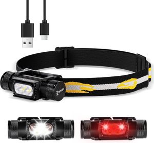 Lampe frontale en aluminium XPG3 SST20 personnalisable en gros, torche LED colorée rechargeable en usine - Product Image 1