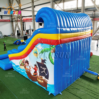 Toboggan aquatique gonflable géant WINSUN en PVC pour usage extérieur, parcs aquatiques commerciaux, aires de jeux, centres commerciaux, enfants et adultes, personnalisable